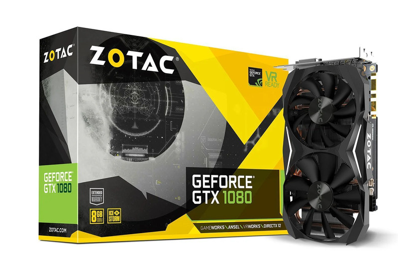 Zotac Gaming GeForce GTX 1080 Mini 8GB GDDR5 PCI-E Gen 3x4 - Graphics Card - كرت الشاشة